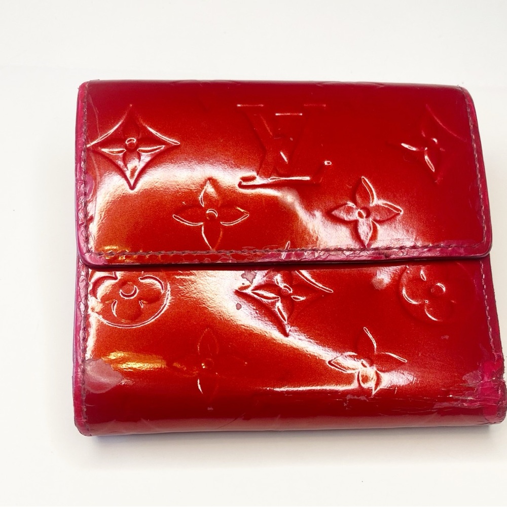Louis Vuitton Elise Vernis Wallet – Red Patent Monogram - Picture 14 of 16